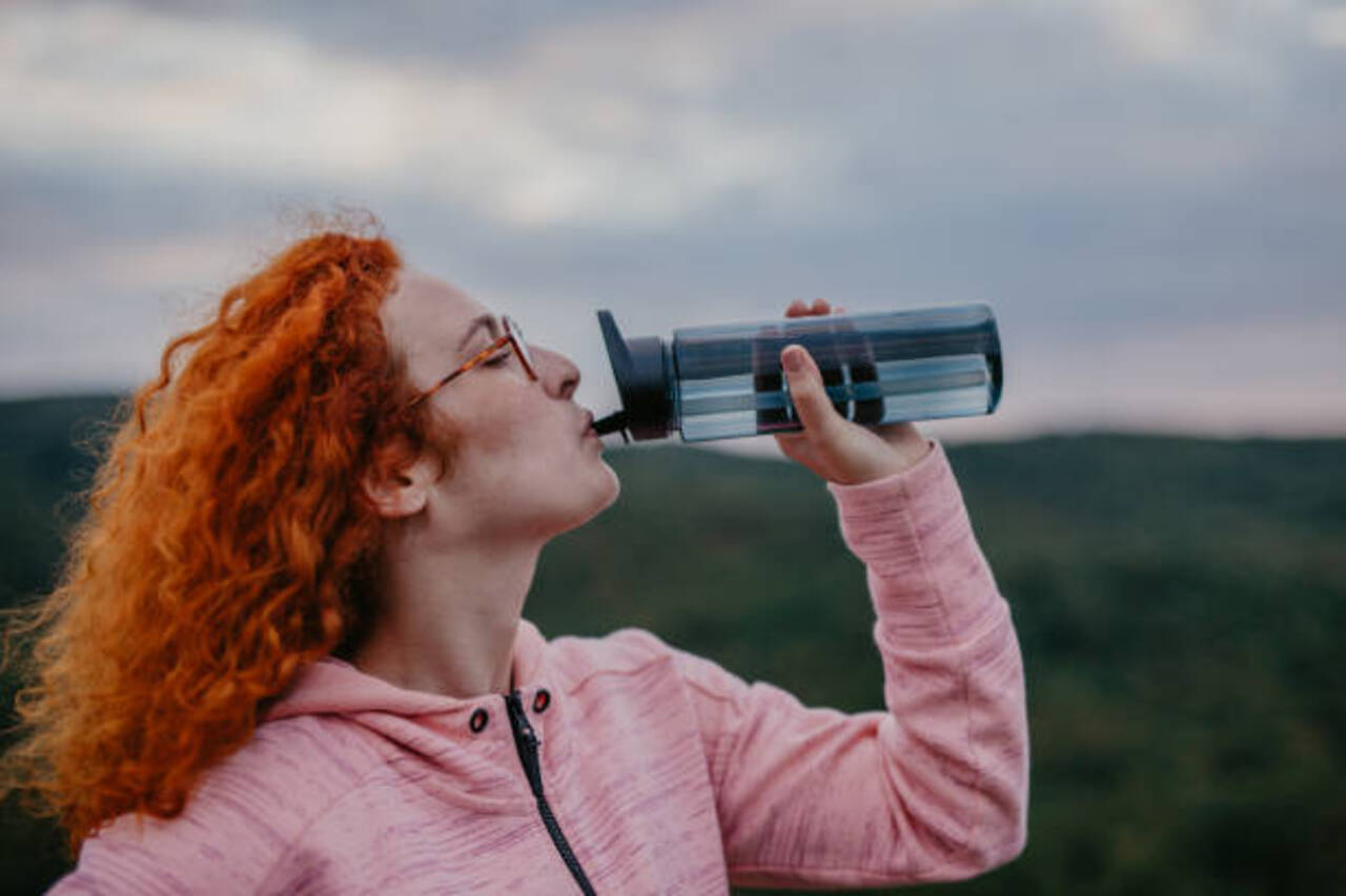 Staying hydrated as a home remedy for sleep apnea.