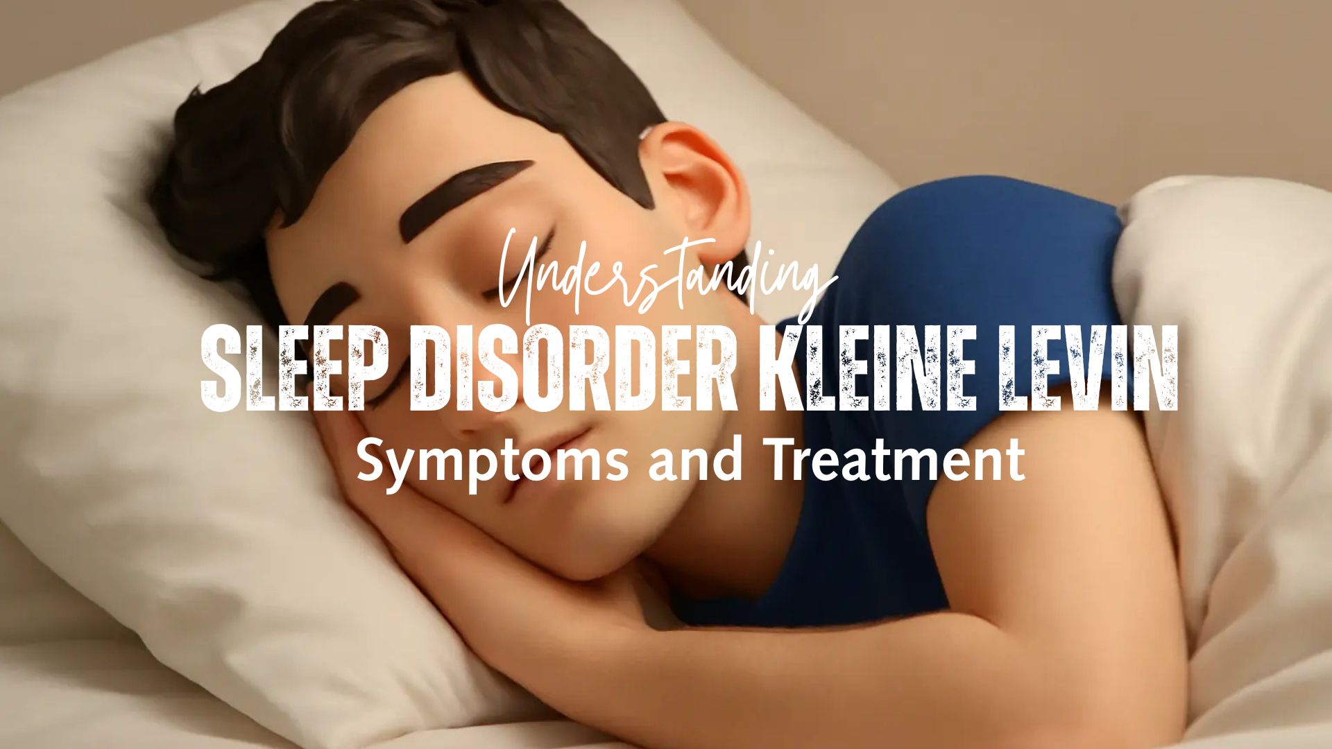 Person sleeping peacefully, representing Kleine Levin disorder.