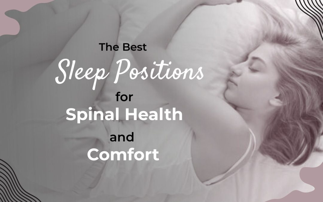 A woman sleeping in a restful position for spinal health.