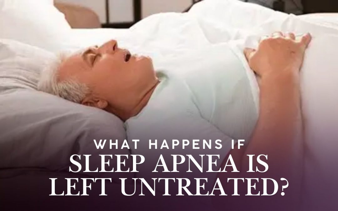 Person sleeping with open mouth showing sleep apnea signs