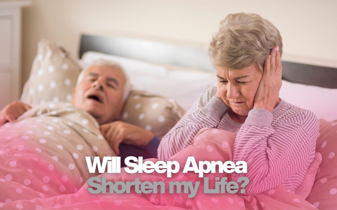Couple in bed affected by sleep apnea and snoring