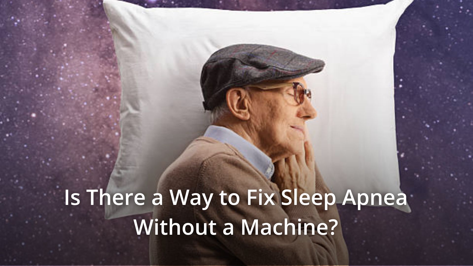 Man sleeping peacefully showing possible sleep apnea signs