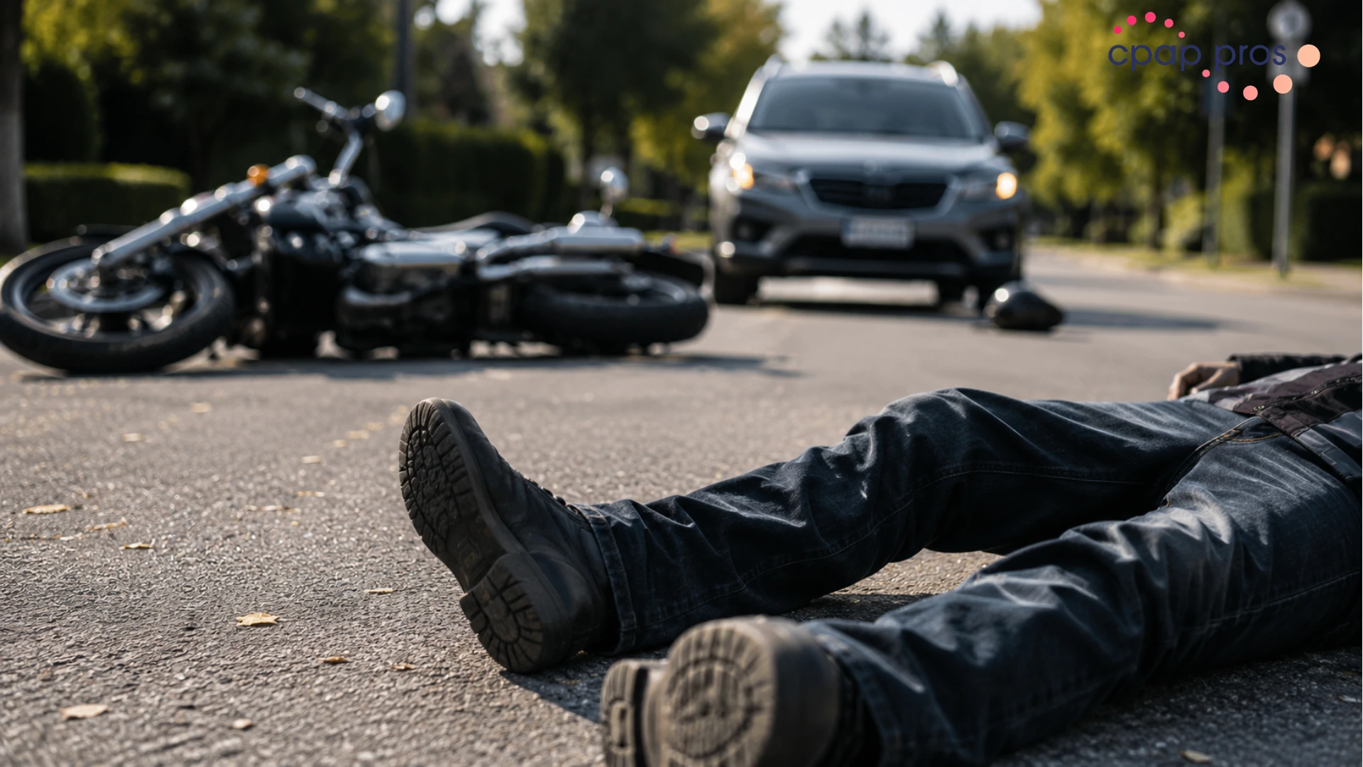 Road accident linked to risks of untreated sleep apnea fatigue
